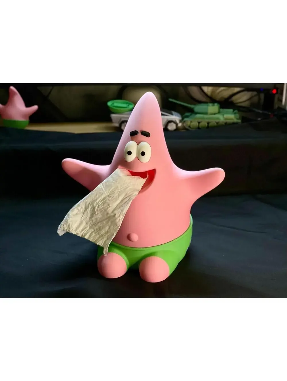 Patrick Star Tissue Box Holder – Cute SpongeBob Decorative Case for Home/Office